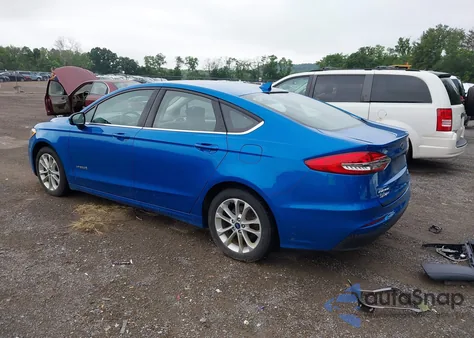2019 Ford Fusion Hybrid Se из США, поврежденный, VIN 3FA6P0LU1KR129653